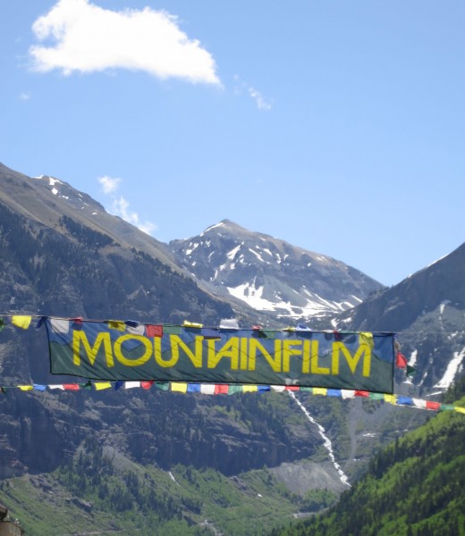 Mountainfilm sign