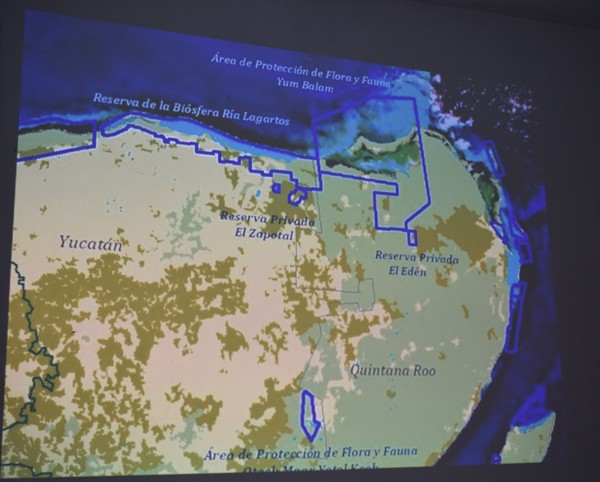 A map showing protected areas in the Yucatan. image: Armando Ubeda/LightHawk A map showing protected areas in the Yucatan. image: Armando Ubeda/LightHawk