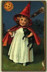 halloween sweet kid witch