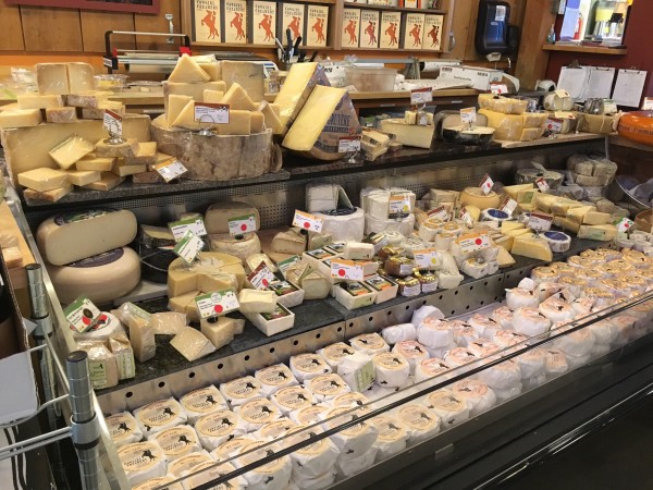 Cheese Case at Cowboy Creamery