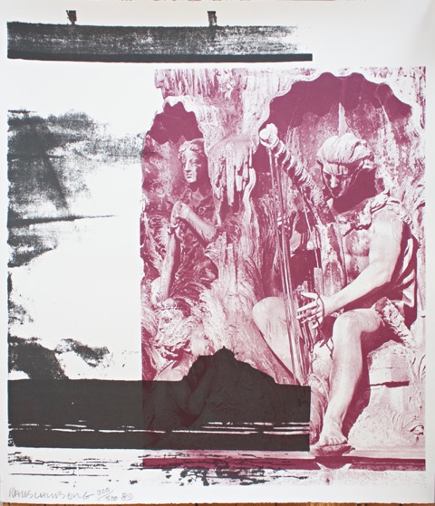  “I think a picture is more like the real world when it’s made out of the real world!" —Robert Rauschenberg, October 22, 1925 – May 12, 2008 American painter and graphic artist whose early works anticipated the pop art movement, Rauschenberg is well known for his "Combines" of the 1950s, in which non-traditional materials and objects were employed in innovative combinations. Rauschenberg was both a painter and a sculptor and the Combines are a combination of both, but he also worked with photography, printmaking, paper making, and performance. In 1964 he became the first American to win the International Grand Prize in Painting at the Venice Biennale. He was awarded the National Medal of Arts in 1993. He became the recipient of the Leonardo da Vinci World Award of Arts in 1995 in recognition of his more than 40 years of fruitful art making. This auction item was donated by amFAR, the American Foundation for AIDS Research.