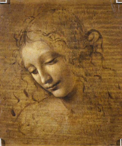 Leonardo da Vinci, “Head and Shoulders of a Woman” (“La Scapigliata”) (circa 1500-1505). Photograph Courtesy Metropolitan Museum of Art