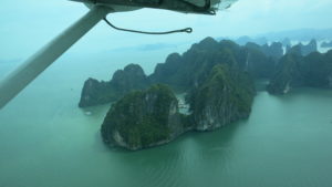 Halong Bay from the air