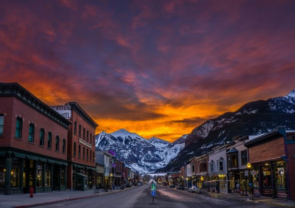 Ski Magazine rated Telluride Number One in North America for Charm, and it is easy to understand why. Photo: Telluride Tourism Board/Ryan Bonneau.