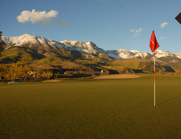 Views of the Telluride Golf course.